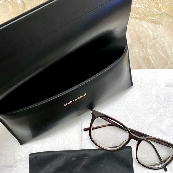 SAINT LAURENT Glasses with leather case 😎 - Picture 3 of 11